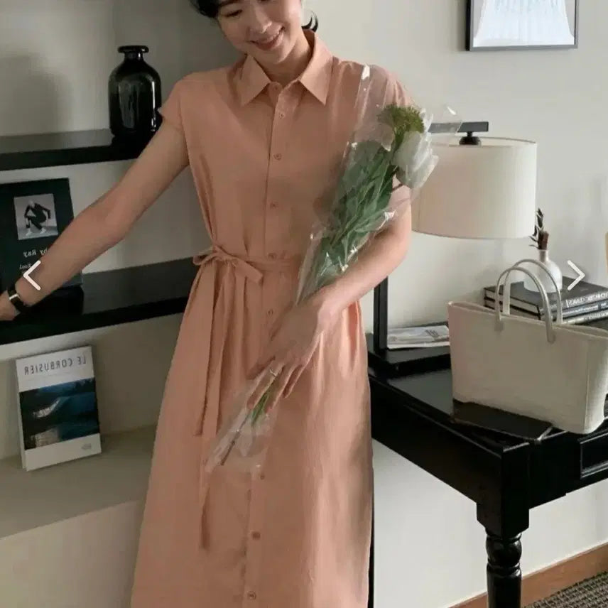 [BUNJANG] Moabin Sleeveless Shirt Long Dress / 모아빈 민소매 셔츠 롱 원피스
