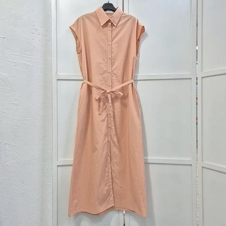 [BUNJANG] Moabin Sleeveless Shirt Long Dress / 모아빈 민소매 셔츠 롱 원피스