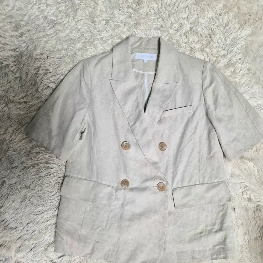 [SOLD OUT] 올리브데올리브 린넨 반팔 자켓 1