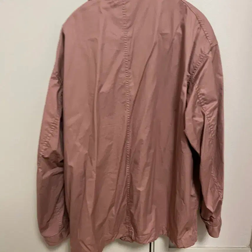 [BUNJANG] Uniqlo Oversized Utility Jacket Pink (M) / 유니클로 오버사이즈 유틸리티자켓 핑크 M