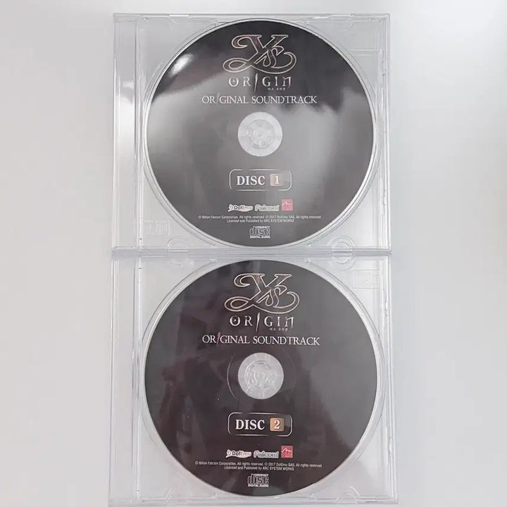 [BUNJANG] Ys Origin Limited Edition Soundtrack CD Set / 이스 오리진 한정판 특전 오리지널 사운드트랙 Disk 1, 2 CD