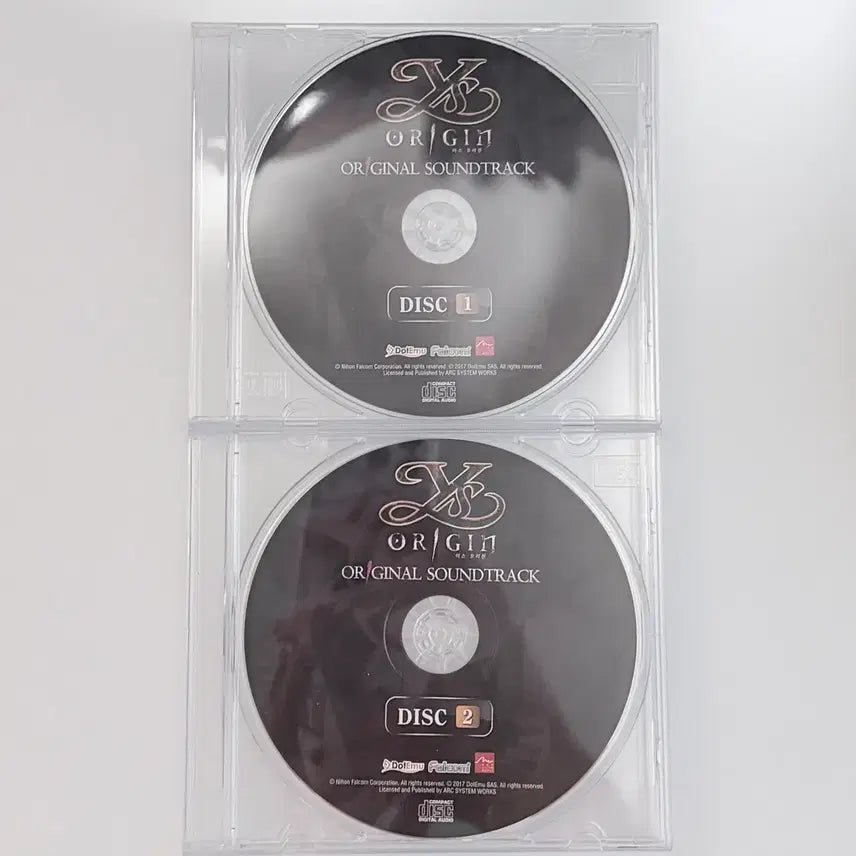[BUNJANG] Ys Origin Limited Edition Soundtrack CD Set / 이스 오리진 한정판 특전 오리지널 사운드트랙 Disk 1, 2 CD