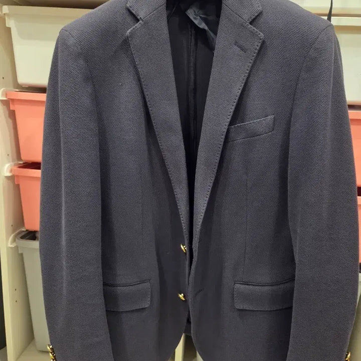 [SOLD OUT] 폴로 네이비 블레이저 금장자켓 40R