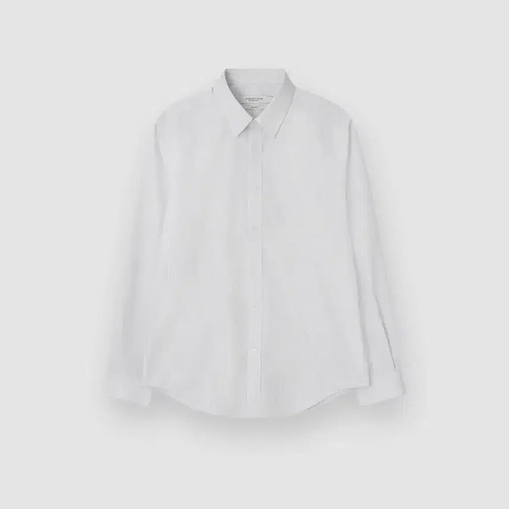 [BUNJANG] Concept One Easy Care Shirt White+Gray Stripe L Size / 컨셉원 이지케어 셔츠 10045900