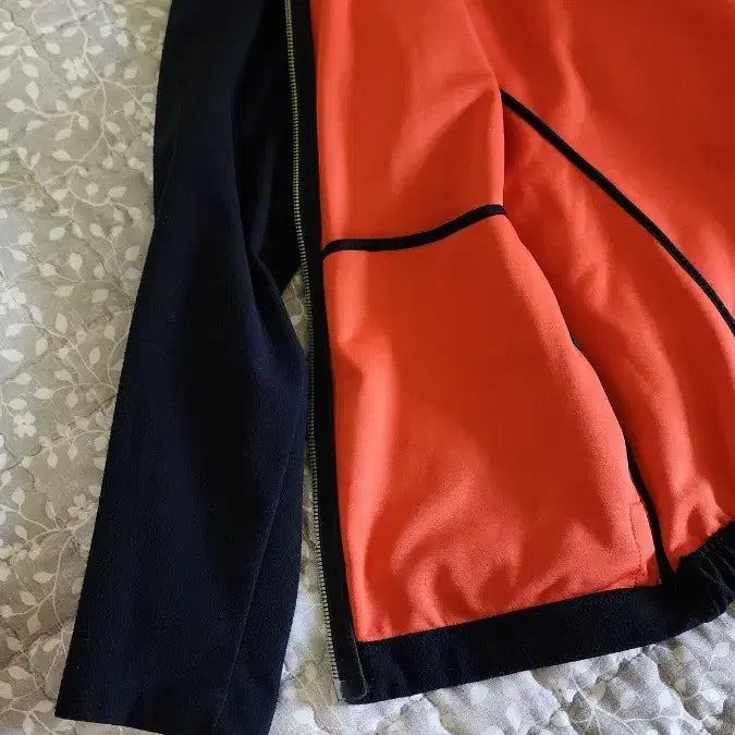 [SOLD OUT] applerind 네이비/오렌지 컬러 집업 자켓