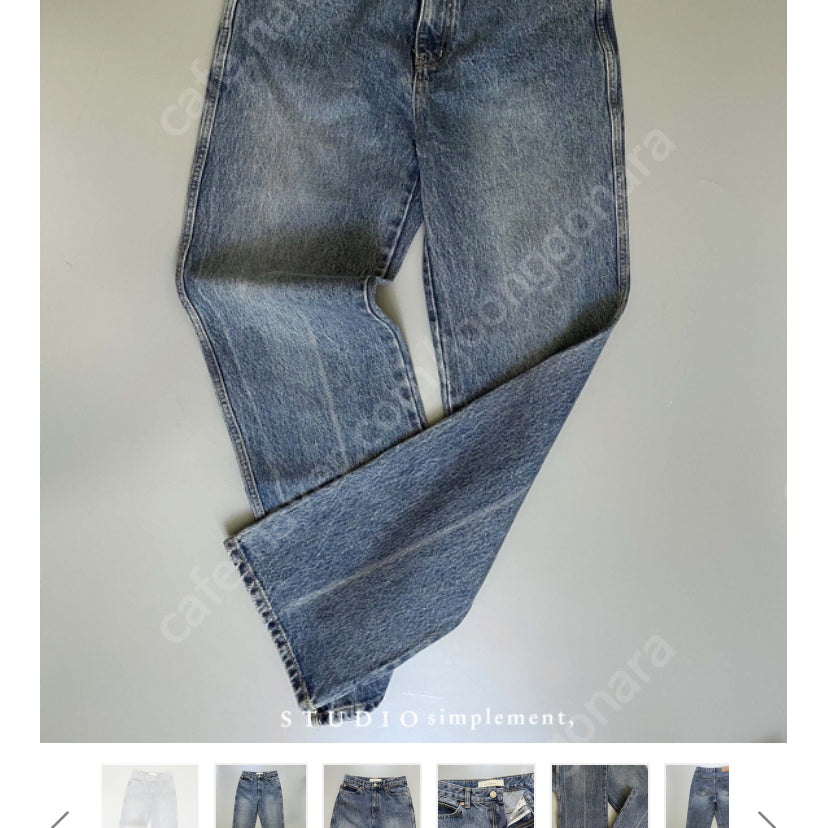 [BUNJANG] Studio Simpmung Rouen Straight Jean 34 / 스튜디오심플멍 rouen straight jean 34