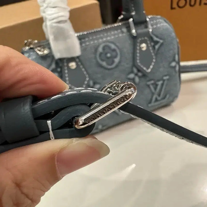 [BUNJANG] Louis Vuitton Keepall Bandouliere 25 Denim Travel Bag / 키폴 반둘리에 25 데님