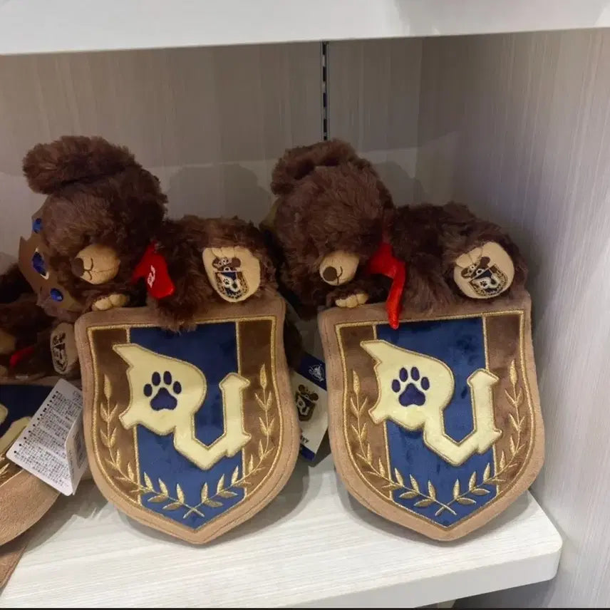 [SOLD OUT] 디즈니 유니베어 일본 갈색 곰인형 + 왕관 &amp; 넥타이