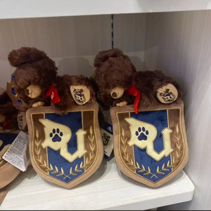[SOLD OUT] 디즈니 유니베어 일본 갈색 곰인형 + 왕관 &amp; 넥타이