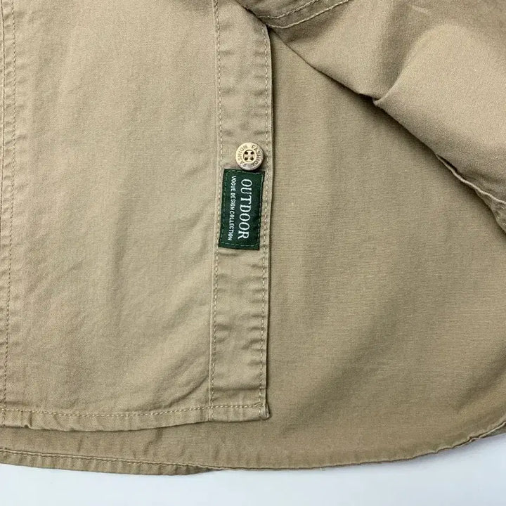 [BUNJANG] Vintage Outdoor Brown Pocket Shirt / [S/정품] 빈티지 아웃도어 브라운 포켓 셔츠