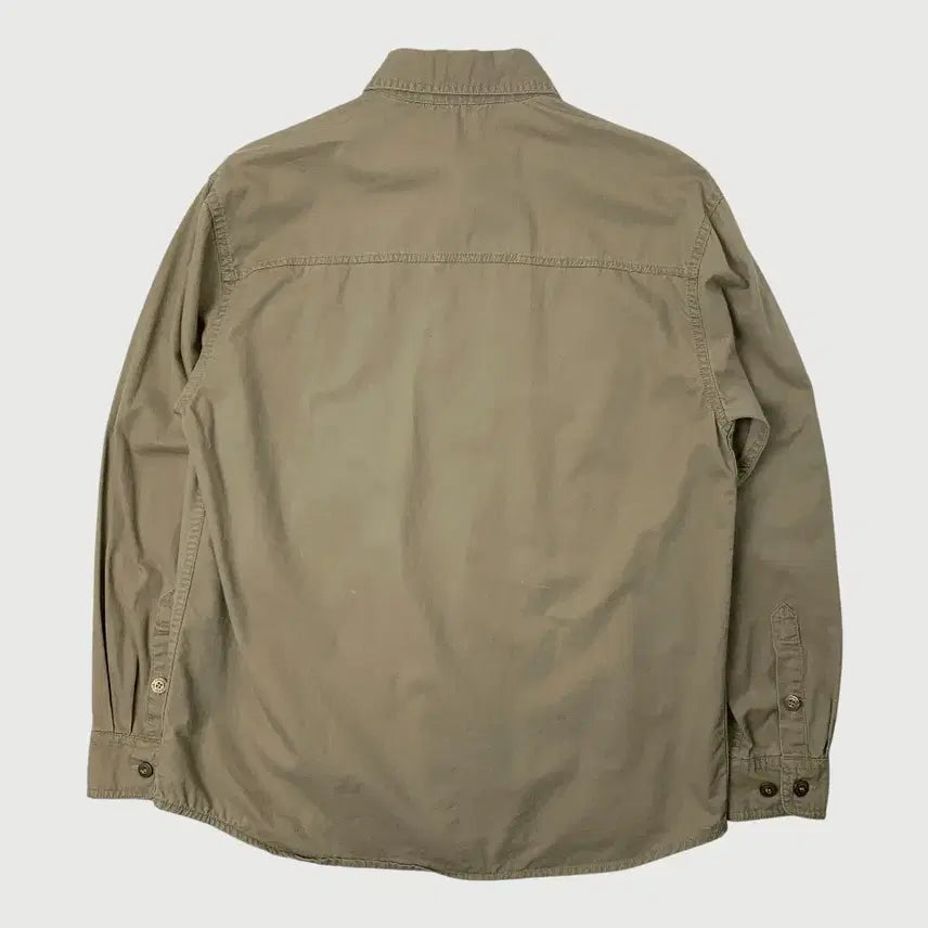[BUNJANG] Vintage Outdoor Brown Pocket Shirt / [S/정품] 빈티지 아웃도어 브라운 포켓 셔츠
