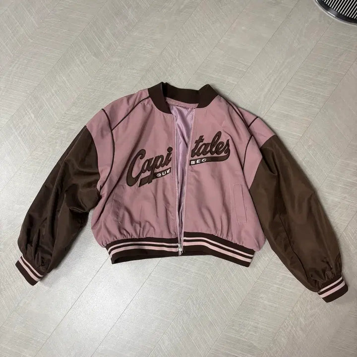 [BUNJANG] Retro Varsity Blouson Jumper / 레트로 바시티 블루종 점퍼
