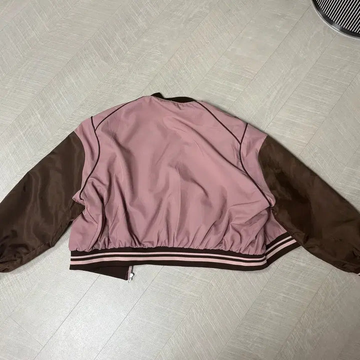 [BUNJANG] Retro Varsity Blouson Jumper / 레트로 바시티 블루종 점퍼