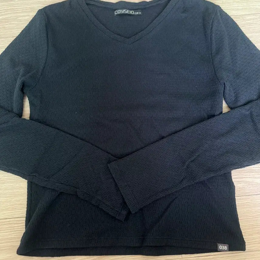 [SOLD OUT] [S] 코이세이오 038 미니 와플 V넥 네이비