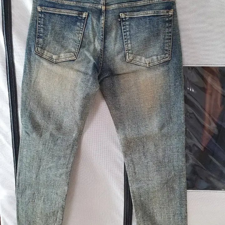 [BUNJANG] 86 Road Tapered Cutting Jeans / 86로드 커팅진