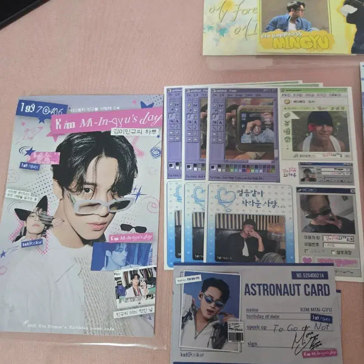 [SOLD OUT] 세븐틴 민규 2025 생카 비공식 굿즈 포토카드 증사 등