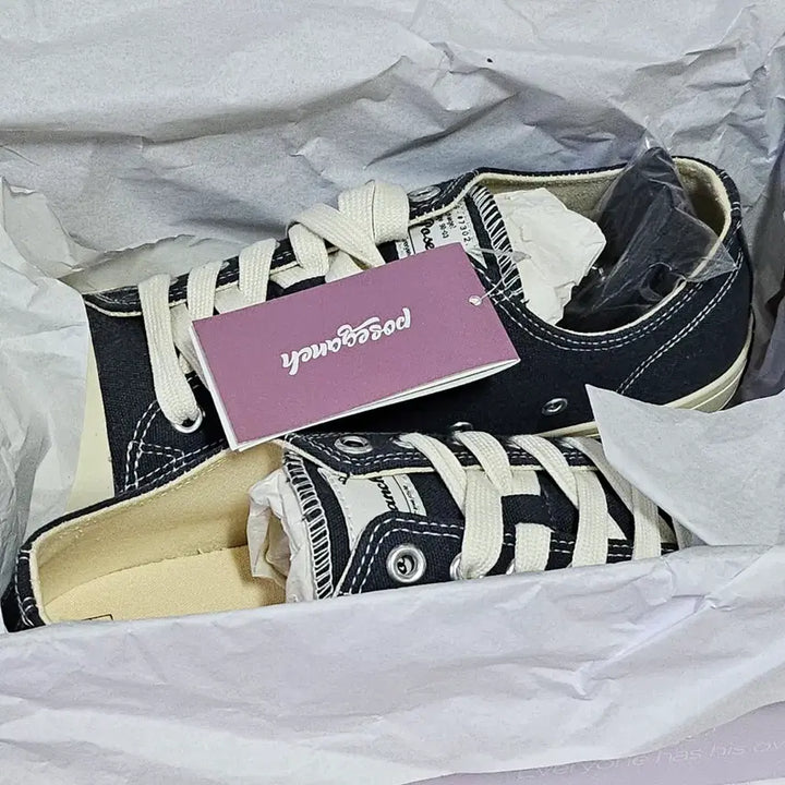 [BUNJANG] Pazguanz Mimic V.C Sneakers / 새상품) 포즈간츠 : 미믹 V.C 스니커즈 (데님 네이비, 250)