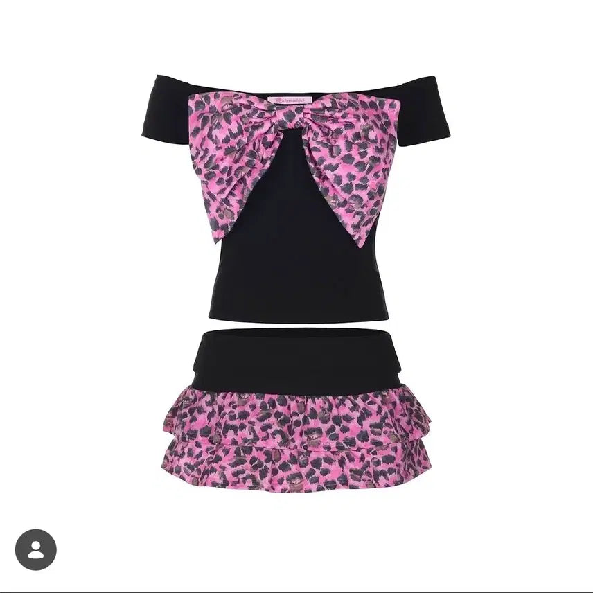 [SOLD OUT] 베이비메탈클럽 레오파드 셋업/블랙/베메클