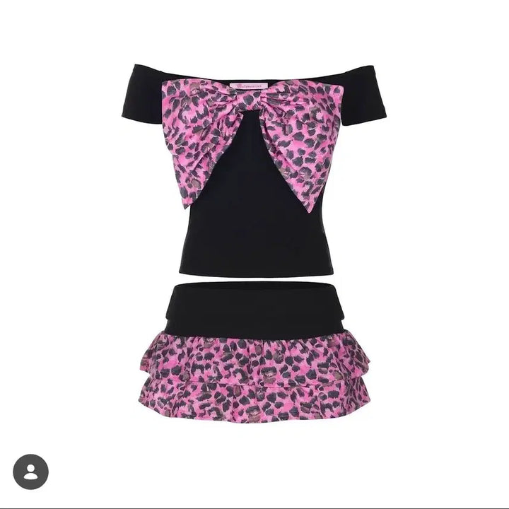 [SOLD OUT] 베이비메탈클럽 레오파드 셋업/블랙/베메클