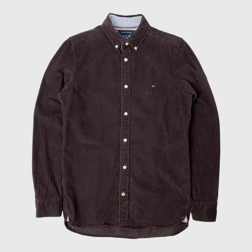 [BUNJANG] Tommy Hilfiger Corduroy Shirt / [S/정품] 타미힐피거 브라운 골덴 셔츠