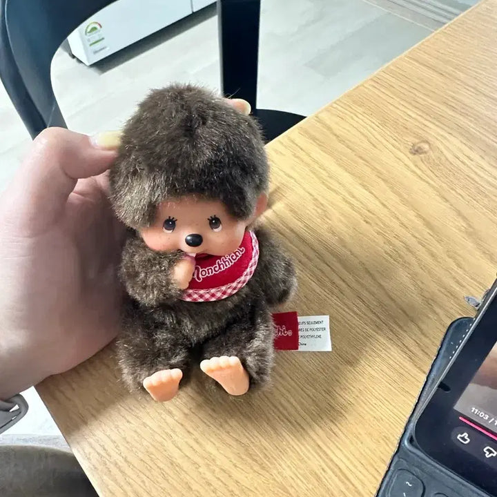 [BUNJANG] Monchhichi Premium Standard Seating SS Brown Boy / 몬치치 프리미엄 스탠다드 시팅 SS 브라운 보이