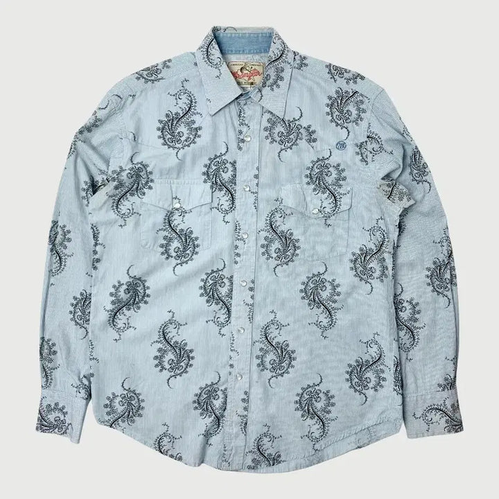 [BUNJANG] Wrangler Western Shirt / [S/정품] 랭글러 웨스턴 셔츠