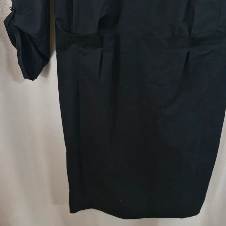 [BUNJANG] S.Solezia Navy 3/4 Sleeve Midi Dress / 에스솔레지아 네이비 7부 소매 원피스