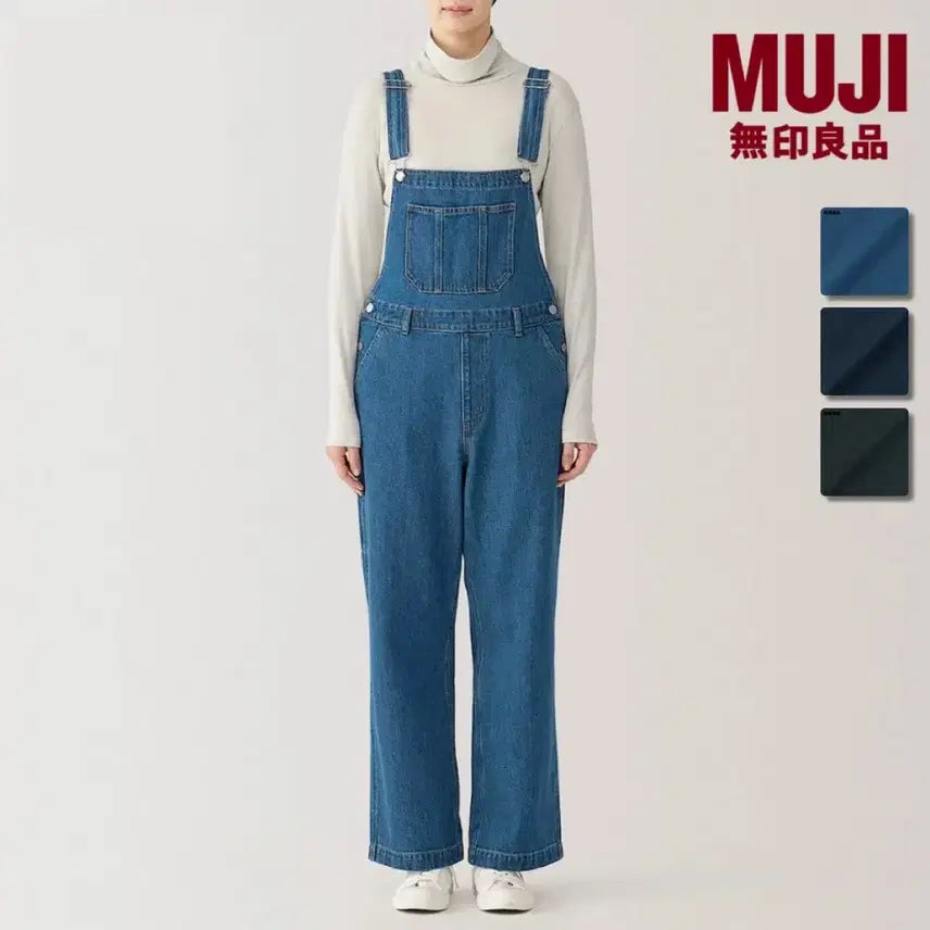 [BUNJANG] MUJI Denim Overall / 무인양품 데님 오버롤