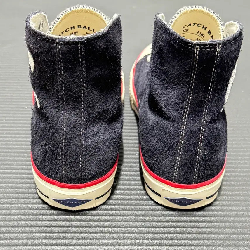[BUNJANG] Catchball Navy Suede High-Top Canvas Sneakers / 270 캐치볼 컨버스화 네이비 하이탑