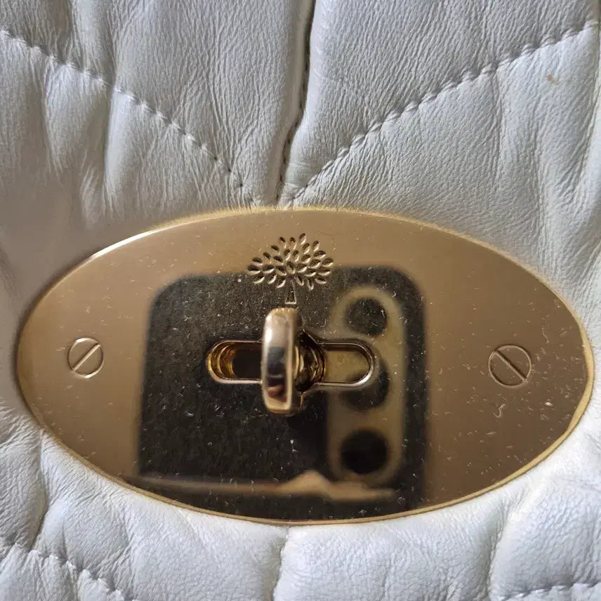 [BUNJANG] Mulberry Softy Cushion Shoulder Bag Ivory / 멀버리 소프티 쿠션 숄더백 아이보리 + 더스트
