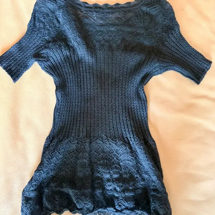 [BUNJANG] Prada Mohair Knit Top 40 / 프라다 블랙 모헤어 니트 탑 40