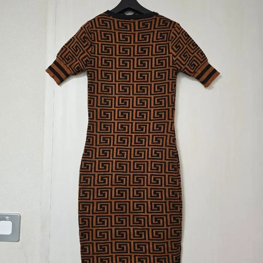 [BUNJANG] FF Pattern Knit Long Dress / 마착용) 핏 이쁜 패턴 니트 롱원피스