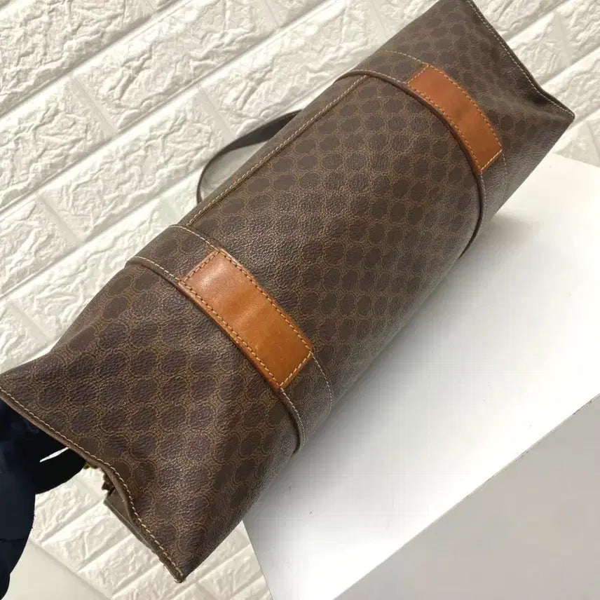 [BUNJANG] CELINE Macadam Tote Bag / CELINE / 빈티지 셀린느 브라운 마카담 토트백 / 숄더백