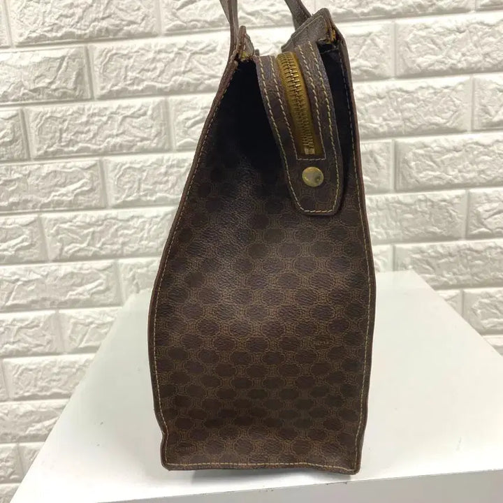 [BUNJANG] CELINE Macadam Tote Bag / CELINE / 빈티지 셀린느 브라운 마카담 토트백 / 숄더백