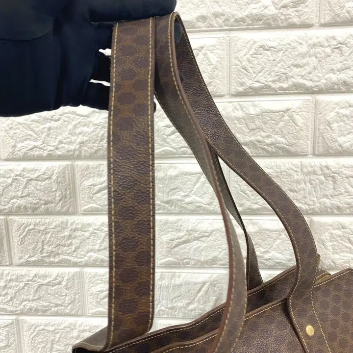 [BUNJANG] CELINE Macadam Tote Bag / CELINE / 빈티지 셀린느 브라운 마카담 토트백 / 숄더백