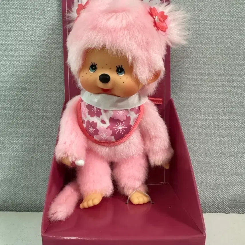 [BUNJANG] Sakura Monchhichi Pink Box Europe Edition / 유럽판 사쿠라 벚꽃 몬치치 핑크박스