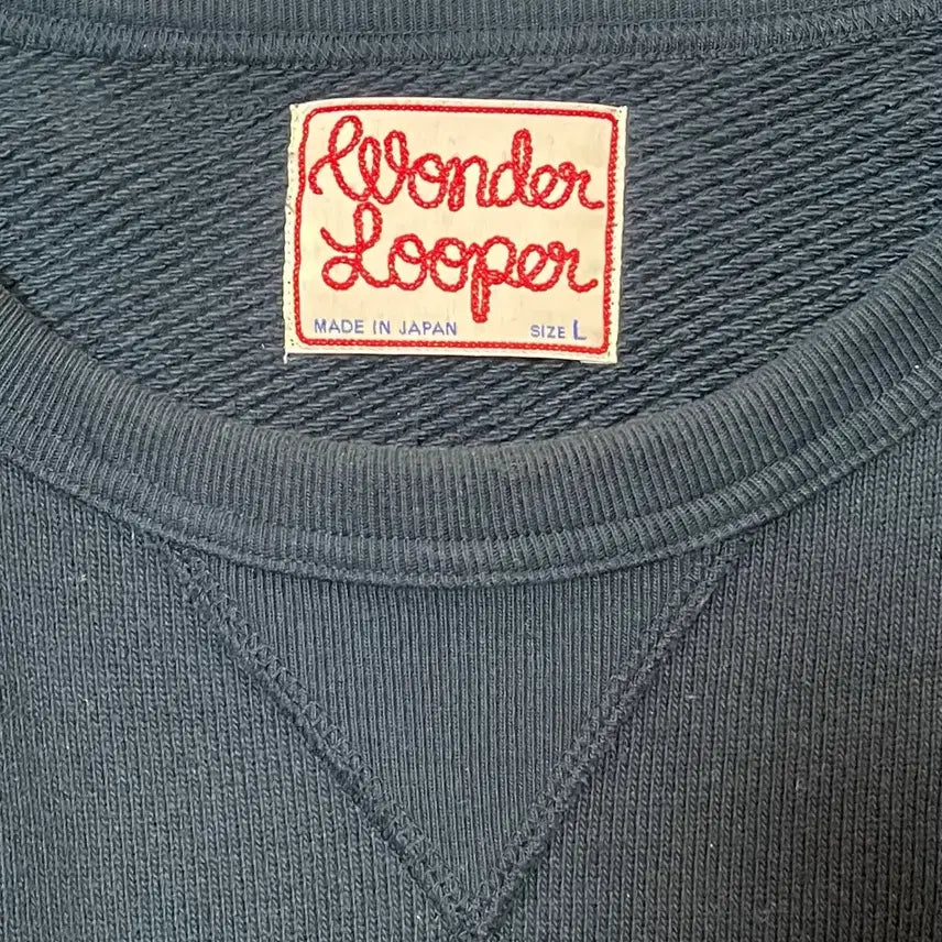 [BUNJANG] WONDER ROOPER Heavyweight Crewneck Navy L / 원더 루퍼 헤비웨이트 크루넥
