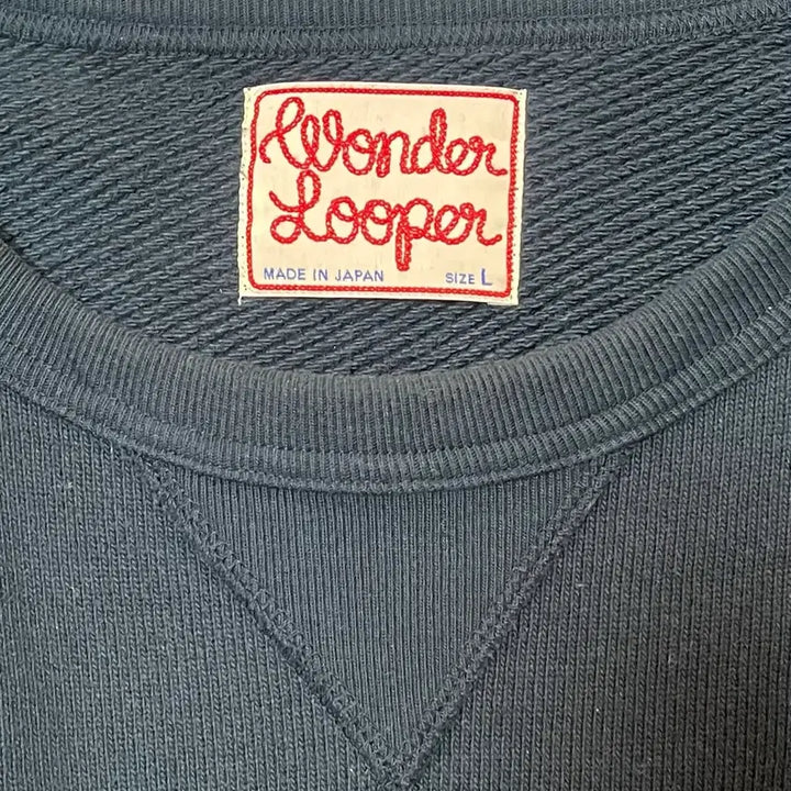 [BUNJANG] WONDER ROOPER Heavyweight Crewneck Navy L / 원더 루퍼 헤비웨이트 크루넥