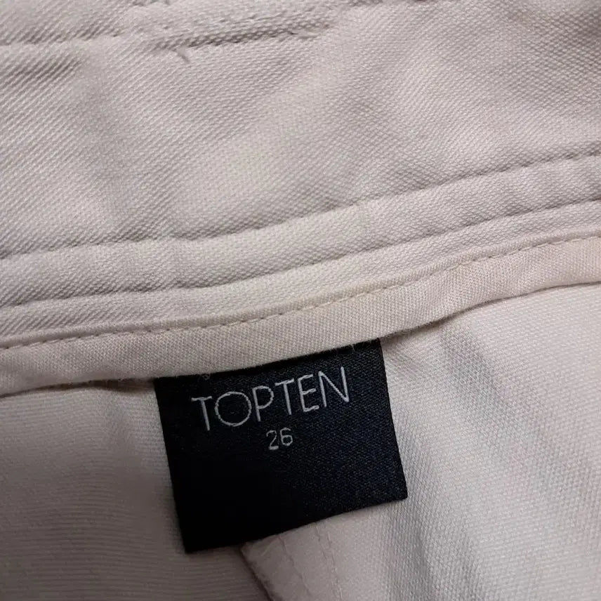 [BUNJANG] Topten Slim Fit Ivory Pants / 탑텐 26