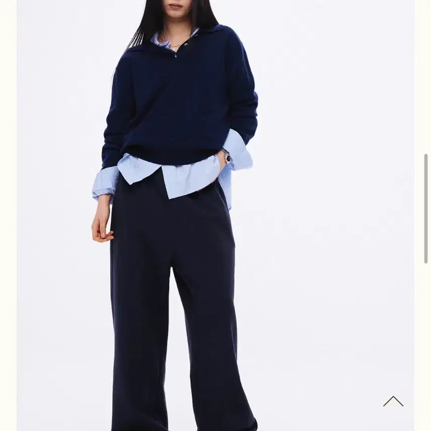 [BUNJANG] Ren Ribbon Light Sweatpants (Navy) / [새상품] 리본빛 Ren 렌 스웻팬츠(네이비)