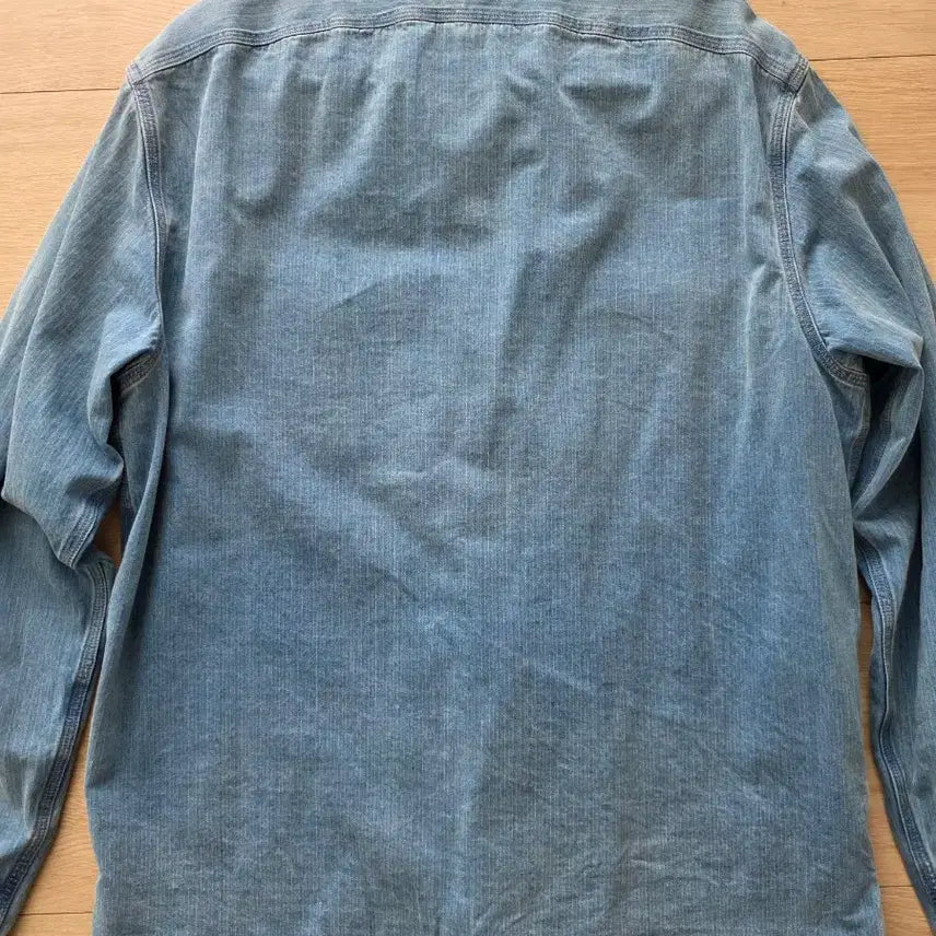 [SOLD OUT] RRL 인디고 헤링본 트윌 워크셔츠 L