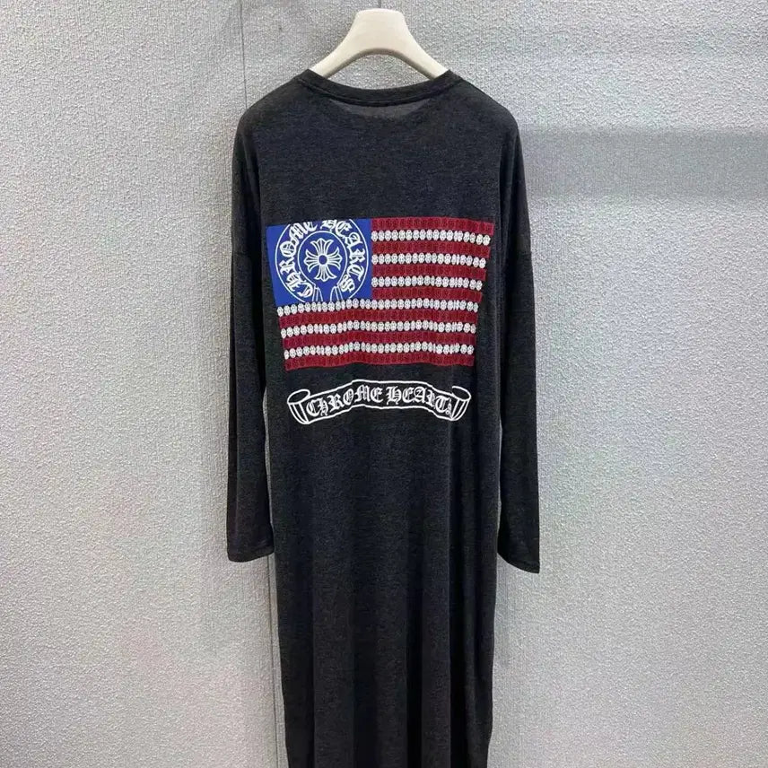 [SOLD OUT] 크롬하츠 블랙 롱 원피스 130cm