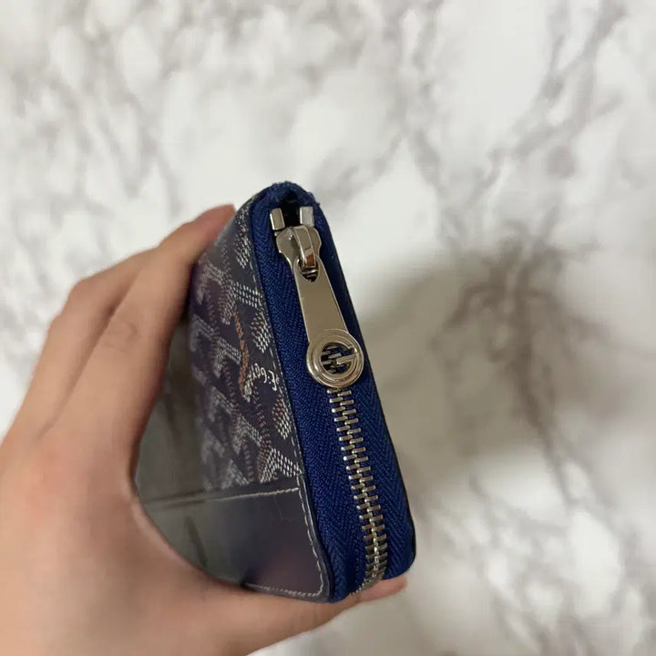 [BUNJANG] Goyard Matignon Long Wallet Navy / [OS] 고야드 마티뇽 장지갑 네이비