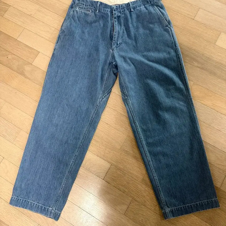 [BUNJANG] Nanamica Wide Pants Light Indigo 36 Size / 나나미카 와이드 팬츠 라이트 인디고 36사이즈
