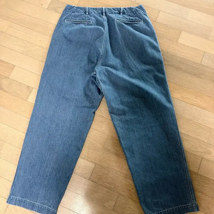 [BUNJANG] Nanamica Wide Pants Light Indigo 36 Size / 나나미카 와이드 팬츠 라이트 인디고 36사이즈