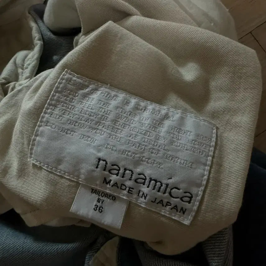 [BUNJANG] Nanamica Wide Pants Light Indigo 36 Size / 나나미카 와이드 팬츠 라이트 인디고 36사이즈