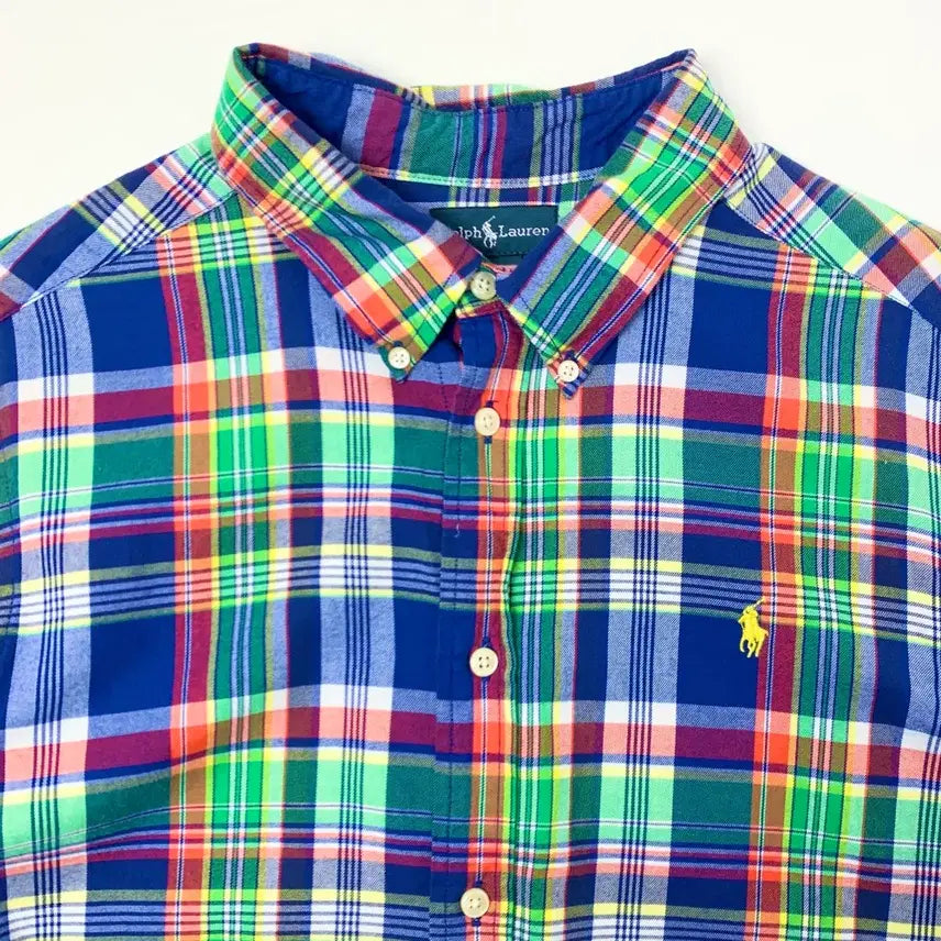 [BUNJANG] Polo Ralph Lauren Boys Checkered Shirt / [XL/정품] 폴로랄프로렌 보이즈 체크 셔츠