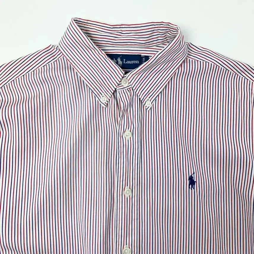 [BUNJANG] Polo Ralph Lauren Custom Fit Striped Shirt / [42-84/정품] 폴로랄프로렌 커스텀핏 스트라이프 셔츠