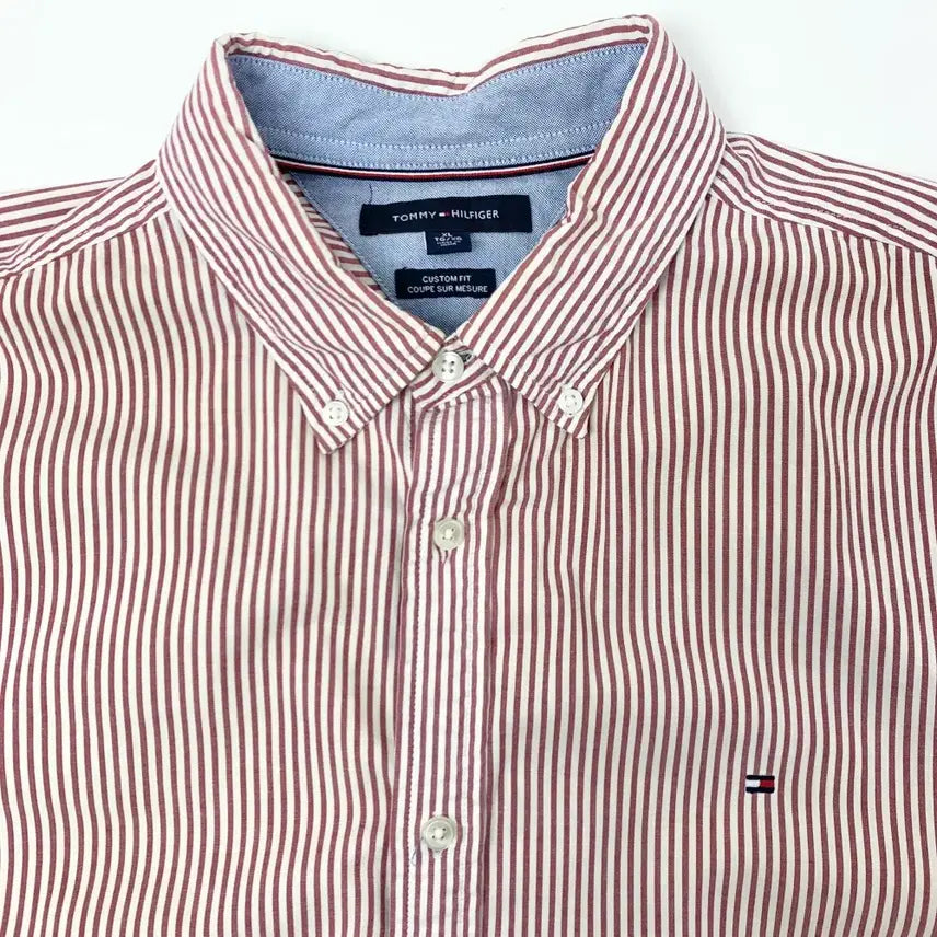 [BUNJANG] Tommy Hilfiger Stripe Custom Fit Shirt / [XL/정품] 타미힐피거 스트라이프 커스텀핏 셔츠