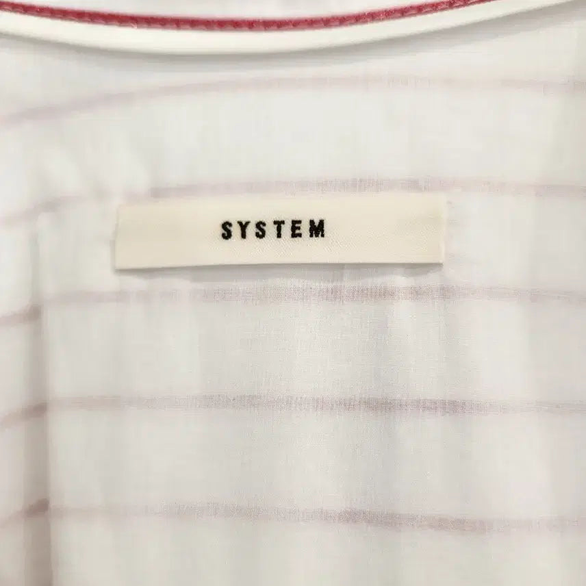 [SOLD OUT] SYSTEM 스트라이프 셔츠 블라우스 55